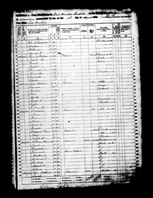 1860 Census - Cherokee County, NC