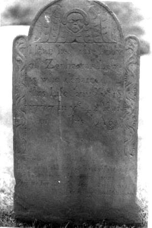 Zephaniah Lewis Grave Stone