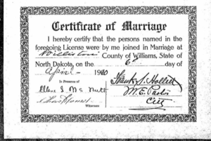 Marriage Certificate part 2