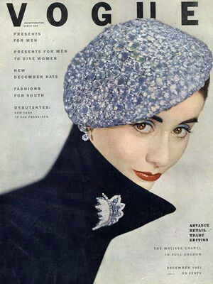 June on a 1951 cover of Vogue
