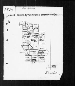1910 Enumeration District Map