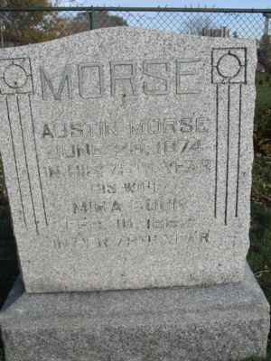 Austin Morse Headstone
