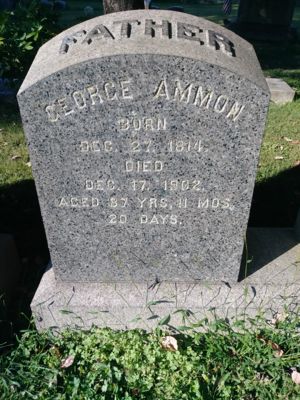 George Ammon Headstone.
