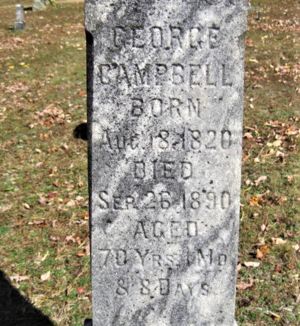 George W. Campbell's Headstone
