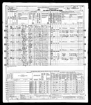 1950 census for Bessie Adkins