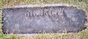 Arabelle (Bridgham) Hildreth's gravestone.