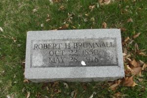 Robert H. Brummall headstone
