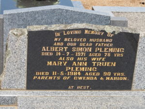 Albert & Mary Pleming