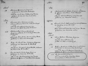 1805 Trouwakte Jannigje Willemsdr van Kleef en Arij Leendertsz Nuis