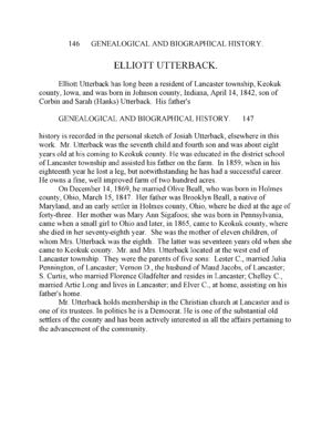 Elliott Utterback Short Bio