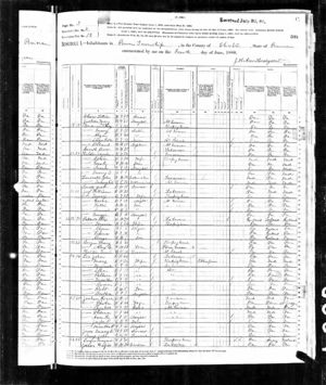 1880 US Census: Penn, Westermoreland County, Pennsylvania p. 3
