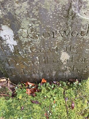 Grave marker of Ellin Lloyd d. 1783