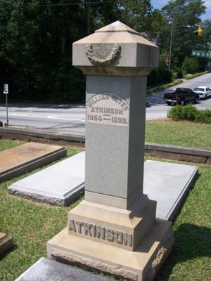 Headstone of William Yates Atkinson