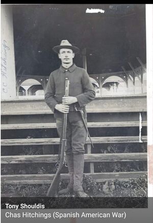 Charles Clark Hitchings in his Spanish American War uniform