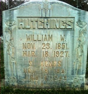 Tombstone William Willard Hutchings, Jr