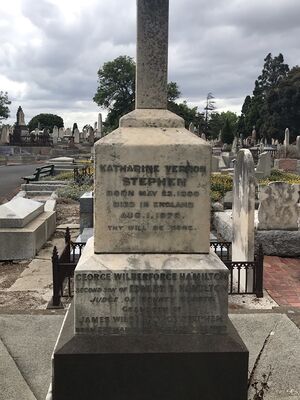 Katharine Vernon Stephen gravesite