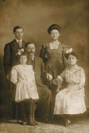 George and Letitia (Crowe) Laurance Family, c. 1907.