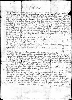 William Lewis' Affidavit for sister Anne's Probate