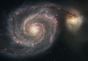 The Whirlpool Galaxy, discovered on October 13, 1773, by Charles Messier while hunting for objects that could confuse comet hunters, was designated in Messier's catalogue as M51