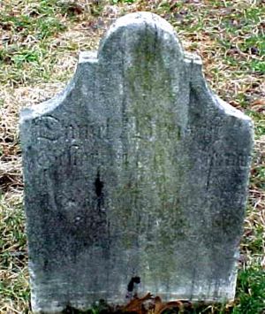 Gravestone for Daniel Price, 1723-1804