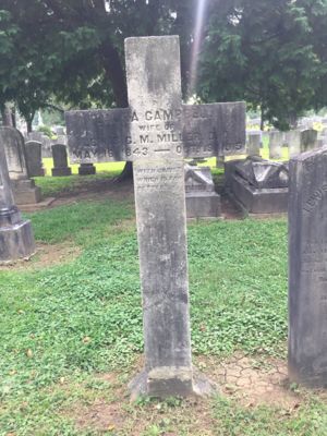 Laura Campbell Miller gravestone