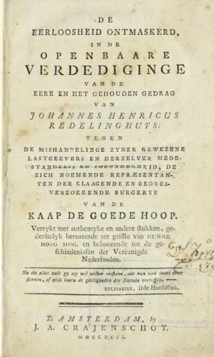 De eerloosheid ontmaskerd