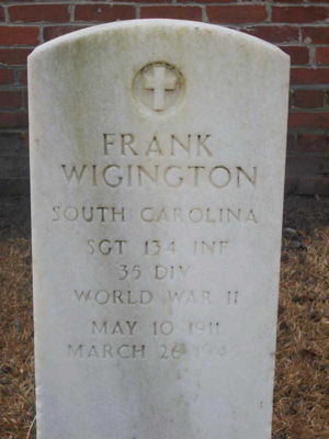 Sgt Frank Wigington