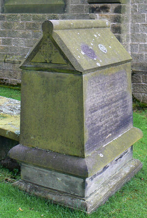 Headstone of Gamm Brearley and his wives