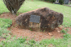 Headstone Walter Lewis Lee