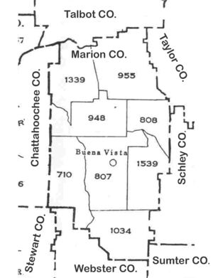Marion Co., Ga. created 1827 from Lee and Muscogee.