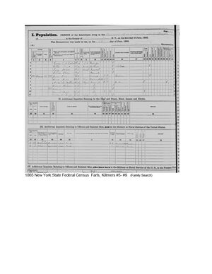 1865 New York State Federal Census