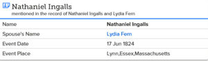 MR - Nathaniel Ingalls & Lydia Fern