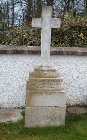 Grave of Mary Anne Mc Minnies