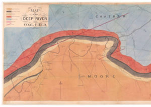 Map of the Deep River Coal Field
