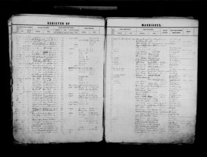 Nancy Lockhart Marshall Franks Marriage Record