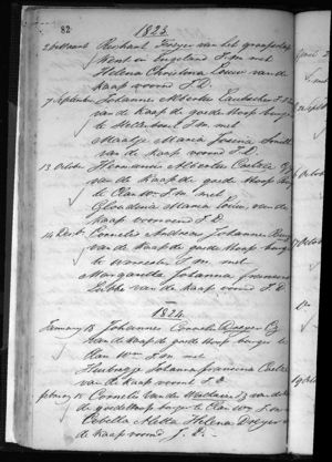 Marriages Swartland, Cabo de Goede Hoop 1748-1839 Image 81