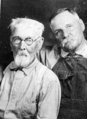 Samuel T. Myers and his son Charles S. Myers