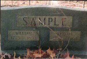 Headston - William and Nancy Sample