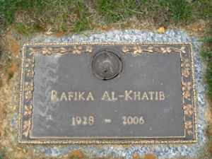 Rafika Al-Khatib tombstone