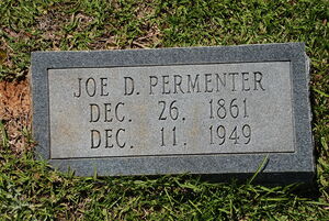 Joseph Permenter - Headstone