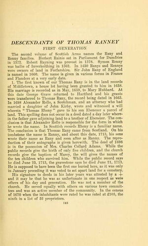 Thomas Ranney (bef.1616-1713) | WikiTree FREE Family Tree