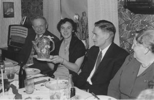  At the silver wedding anniversary of Agnes and Thorvald Heilesen.