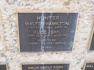 Alice & Walter Hunter