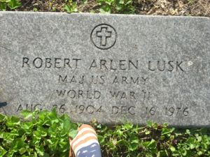 Robert Arlen Lusk marker