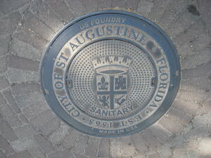 St. Augustine Manhole Cover
