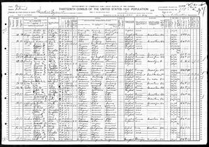 1910 United States Federal Census for Straley Family