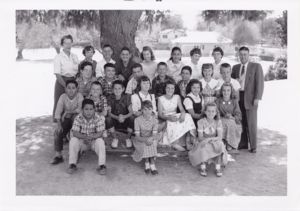 1959 Mrs. McKinney 6th Grade Fremont Elementary, Riverside, Riverside County, California