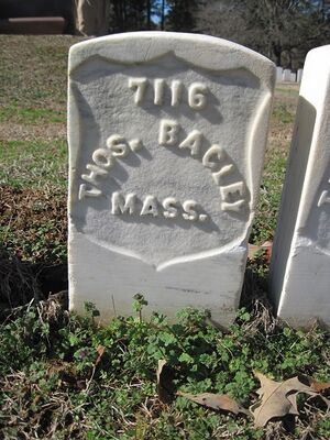 Thomas Bagley grave marker