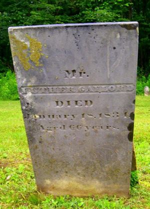 Luther Gaylord headstone