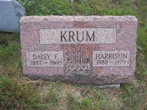 Tombstone photo for Harrison Krum